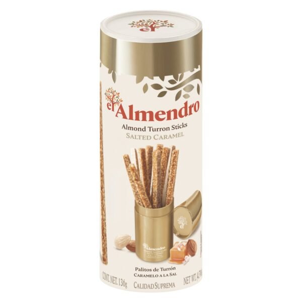 Almendro Salted Caramel Almond Turron Stick, 136g – Wholesale & Export UAE