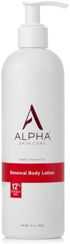Alpha Skin Care Revitalizing Body Lotion with 12% Glycolic AHA, Simple and Effective Multi-Purpose Daily Moisturizer Hydrates and Exfoliates – Wholesale & Export UAE
