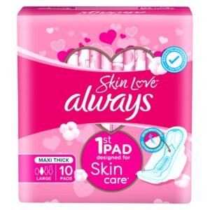 Always Cotton Thick Sanitary 10 Pads – Wholesale & Export UAE