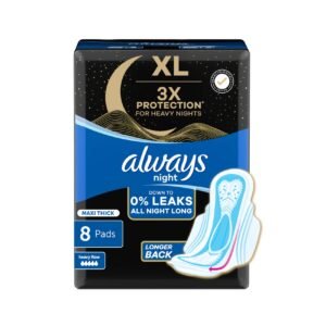Always XL Night Pads, for Heavy Nights, Maxi Thick, 8 Pads – Wholesale & Export UAE