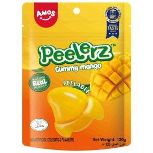 Amos Peelerz Mango Gummy Candy, 120g – Wholesale & Export UAE