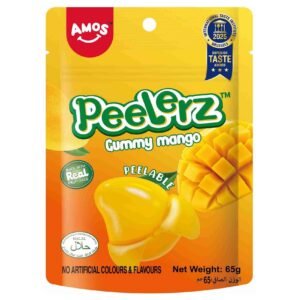 Amos Peelerz Mango Gummy Candy, 65g – Wholesale & Export UAE