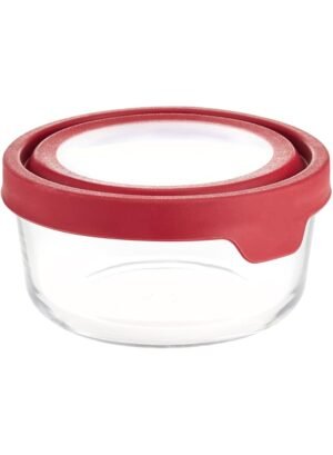 Anchor Hocking 91845 Medium Trueseal Round Storage Jar With Lid, Red – Wholesale & Export UAE