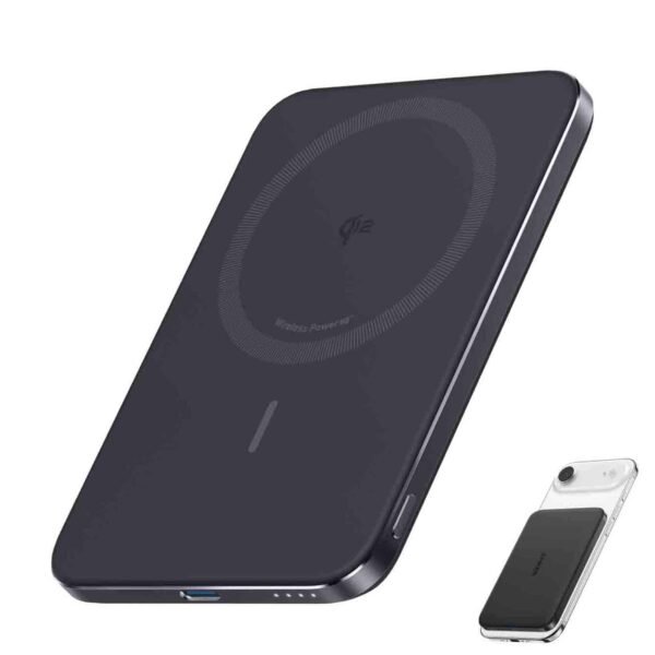 Anker MagGo 5K Nano Slim Power Bank Qi2, Black – Wholesale & Export UAE