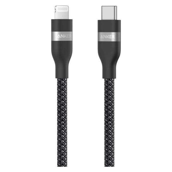 Anker-USB-C-to-Lightning-Data-Sync-and-Charging-Cable-Black-3ft Anker USB-C to Lightning Data Sync and Charging Cable, Black, 3ft – Wholesale & Export UAE