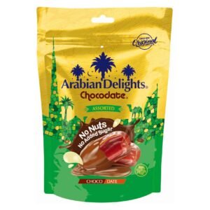 Arabian Delights Chocodate No Nuts No Added Sugar Chocolate Covered Date Assorted 90g – Wholesale & Export UAE