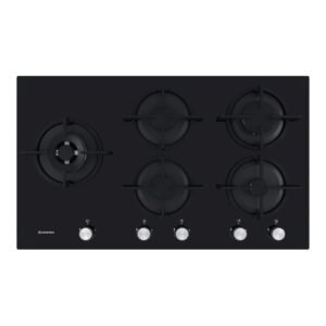 Ariston Built-In Hob AGS92SBK, Black, 5 Burners – Wholesale & Export UAE