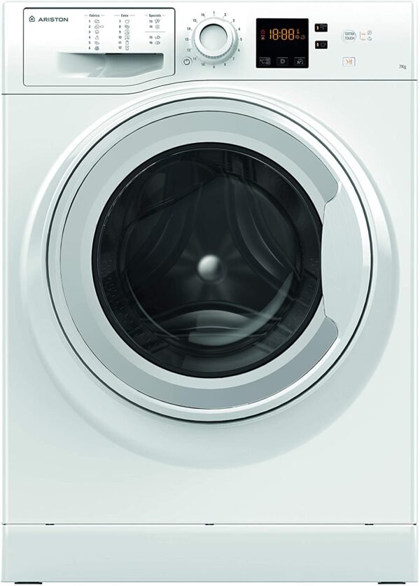 Ariston Front Load Washing Machine, 7 Kg 1000 RPM, Made In Turkey, NS703UWGCC, White Color – Wholesale & Export UAE