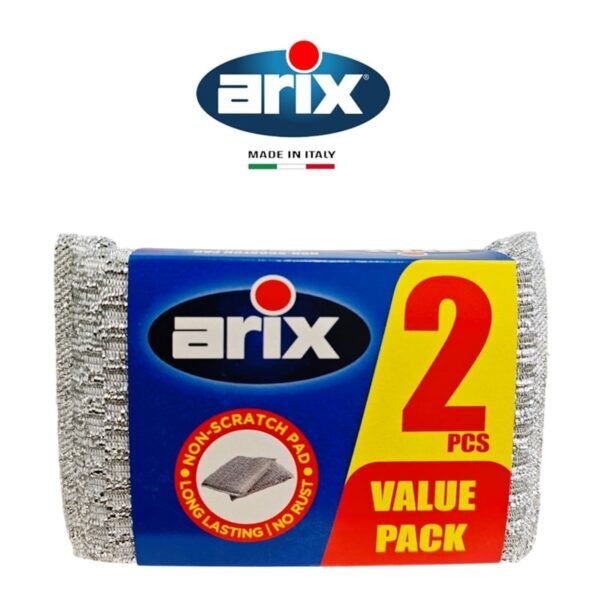 Arix-Non-Scratch-Scouring-Pad-–-2pcs-Pack Arix Non-Scratch Scouring Pad – 2pcs Pack – Wholesale & Export UAE