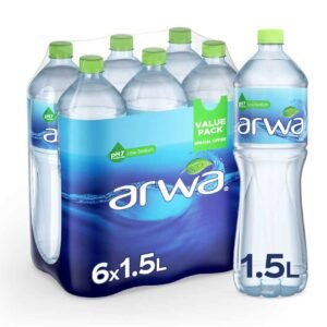 Arwa Low Sodium Bottled Drinking Water 1.5L Pack of 6 – Wholesale & Export UAE