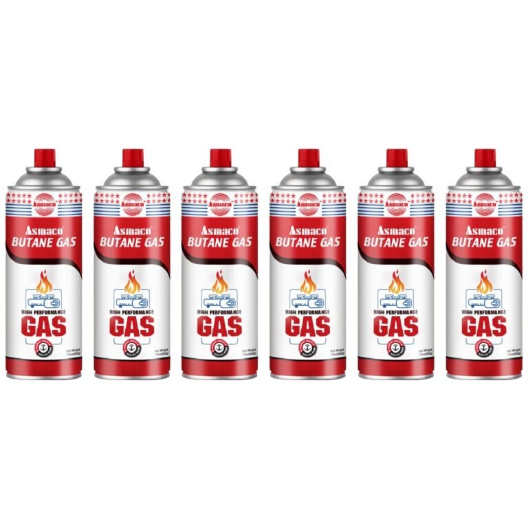 Asmaco Butane Portable Gas – 227G – Set of 06 – Wholesale & Export UAE