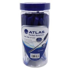 Atlas Ball Pen Jar Medium Blue 1.0mm 30 PCS – Wholesale & Export UAE