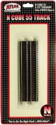 Atlas N scale item #2003(6 pcs.) Straight track 4.25 – Wholesale & Export UAE