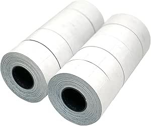 Atlas Two-line print White Pricing Labels Pack of 12 (12,000 Labels) for 2 Line Price and Date Machine. – Wholesale & Export UAE