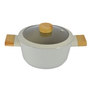 Avci Home Maker Swiss Crystal Non-Stick Casserole with Knob Beige 20cm – Wholesale & Export UAE