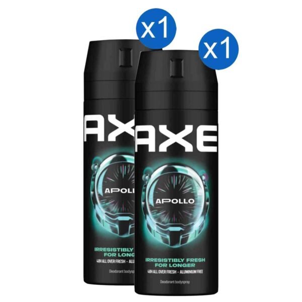 Axe Deodorant Aerosol Apollo 150ml, Pack of 2 – Wholesale & Export UAE