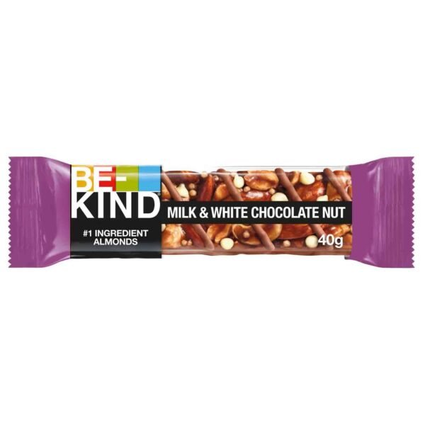 BE-KIND Milk and White Chocolate Nut Bar, 40g – Wholesale & Export UAE