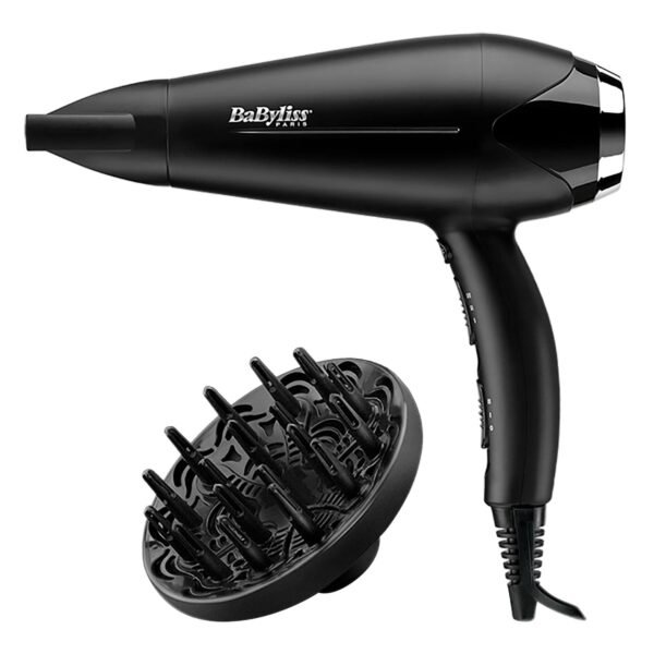 BaByliss-Hair-Dryer-with-Concentrator-Nozzle-D572SDE-Black-2200-W-5 BaByliss Hair Dryer with Concentrator Nozzle D572SDE, Black, 2200 W – Wholesale & Export UAE