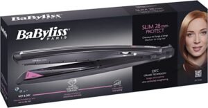 BaByliss ST326E Protect Slim 28 mm Hair Straightener 235°C - Wet & Dry - Black – Wholesale & Export UAE