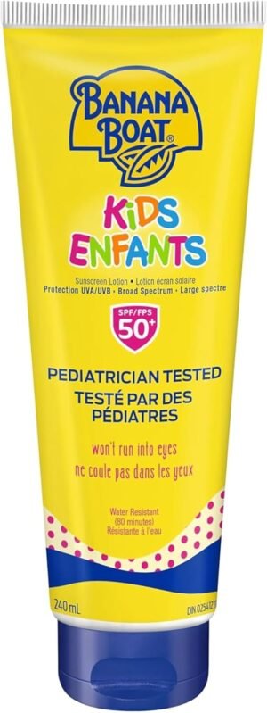 Banana Boat Kids Tear Free Sunscreen Lotion Broad Spectrum SPF 50-240ml – Wholesale & Export UAE
