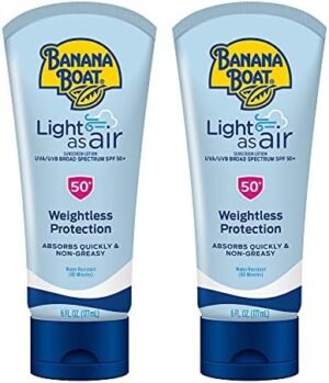 Banana Boat Light As Air Sunscreen Lotion SPF 50 Twin PackLightweight Sunscreen, Lotion Sunscreen, Banana Boat Sunscreen Lotion for Body, No – Wholesale & Export UAE