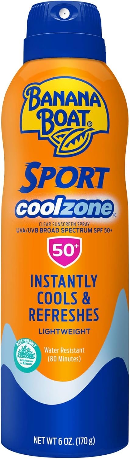 Banana Boat Sport Cool Zone Sunscreen Continuous Spray, 6 Fluid Ounce – Wholesale & Export UAE