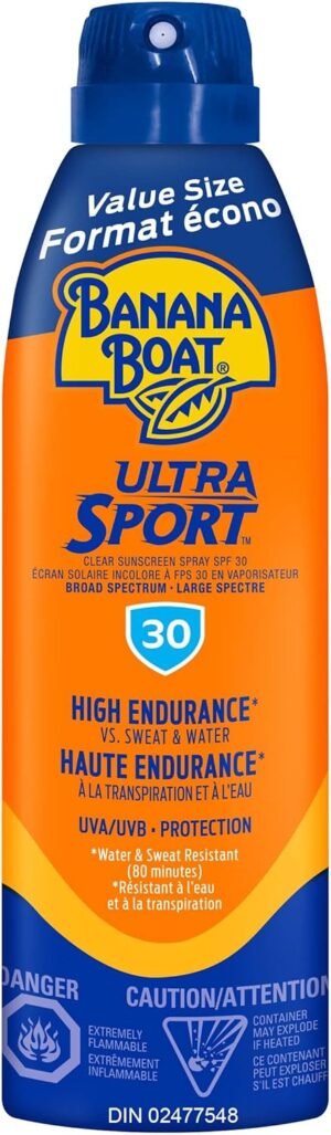 Banana-Boat-Ultra-Sport-Sunscreen-Spray-SPF-30-226g-High-Endurance-Vs-Sweat-amp-Water-Clear-Sunscreen-Spray-SPF-30 Banana Boat Ultra Sport Sunscreen Spray SPF 30-226g (High Endurance Vs Sweat & Water, Clear Sunscreen Spray SPF 30) – Wholesale & Export UAE