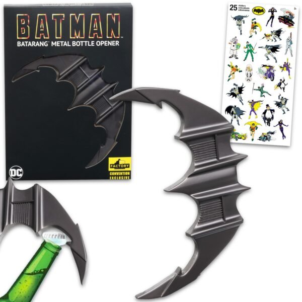 Batman 1989 Batarang Metal Bottle Opener - Bundle with Batman Bottle Opener Plus Stickers Batman Gift Ideas for Men and Women – Wholesale & Export UAE