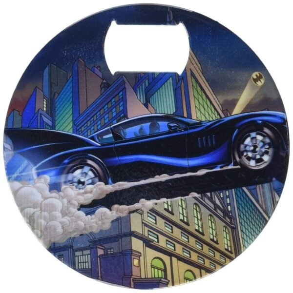 Batman Car Chase Stainless Steel Super Hero Coaster Bottle Opener – Wholesale & Export UAE