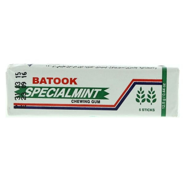 Batook-Special-Mint-Chewing-Gum-12.5g Batook Special Mint Chewing Gum, 12.5g – Wholesale & Export UAE