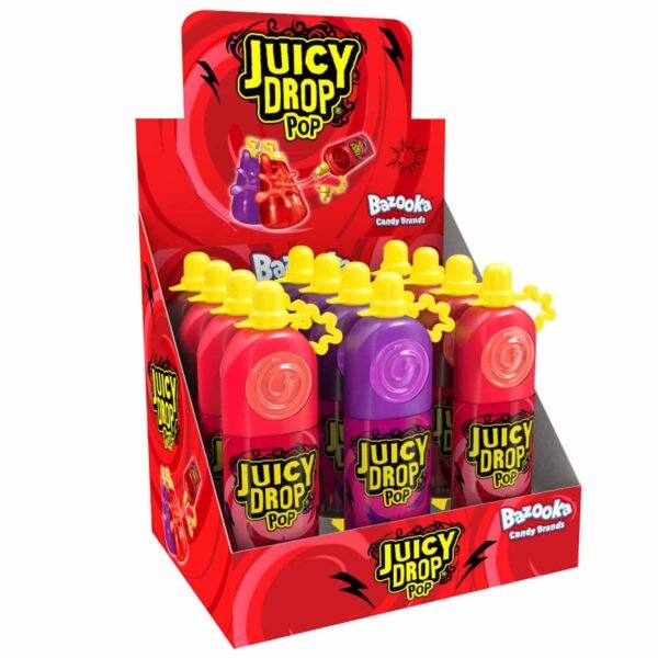 Bazooka-Juicy-Drop-Pop-Strawberry-and-Blackcurrant-Hard-Candy-26g-1 Bazooka Juicy Drop Pop Strawberry and Blackcurrant Hard Candy, 26g – Wholesale & Export UAE