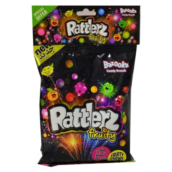 Bazooka Rattlerz Fruity Chewy Candies 120g – Wholesale & Export UAE