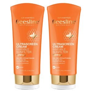 Beesline Apitherapy Ultrascreen Cream Invisible Sunfilter SPF50 White 60ml Pack of 2 – Wholesale & Export UAE
