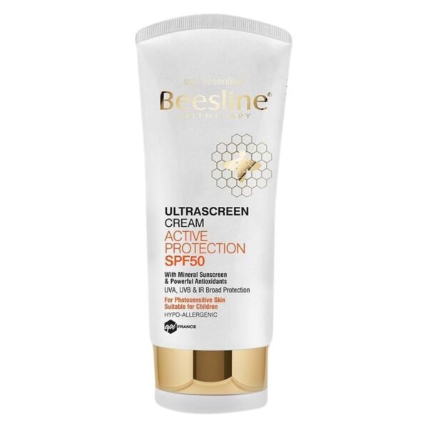 Beesline-Ultrascreen-Cream-Active-Protection-SPF50-White-60ml Beesline Ultrascreen Cream Active Protection SPF50 White 60ml – Wholesale & Export UAE