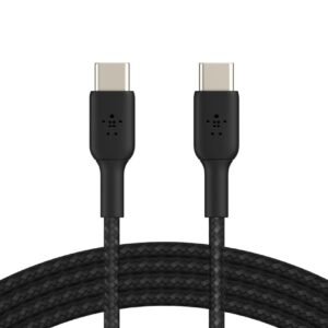 Belkin BoostCharge Braided USB-C to USB-C Fast Charger Cable, Black, 1m – Wholesale & Export UAE