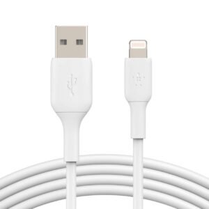 Belkin BoostCharge Lightning to USB Charging Cable, White, 1m – Wholesale & Export UAE