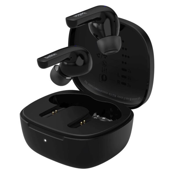 Belkin SoundForm Motion Truly Wireless Bluetooth In-Ear Earbuds with Charging Case, Black – Wholesale & Export UAE