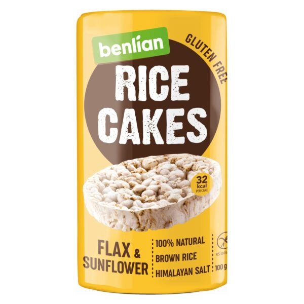 Benlian-Flax-and-Sunflower-Rice-Cakes-100g Benlian Flax and Sunflower Rice Cakes, 100g – Wholesale & Export UAE