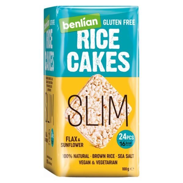 Benlian Flax and Sunflower Slim Rice Cakes, 100g – Wholesale & Export UAE