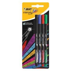Bic Intensity Fineliners Pen Multicolour 1mm 4 PCS – Wholesale & Export UAE