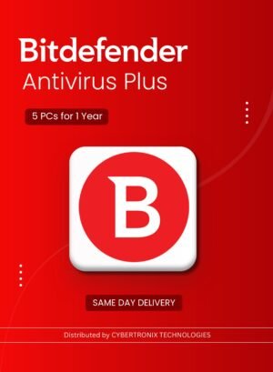 Bitdefender Antivirus Plus 5 PCs for 1 Year Digital License SAME DAY DELIVERY – Wholesale & Export UAE