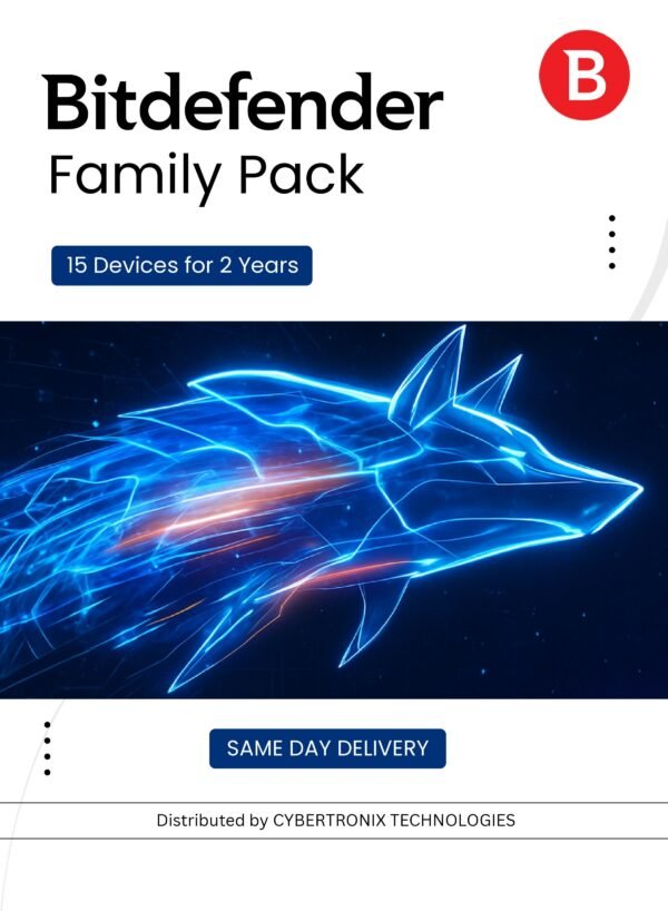 Bitdefender Family Pack 15 Devices for 2 Years Digital License SAME DAY DELIVERY – Wholesale & Export UAE