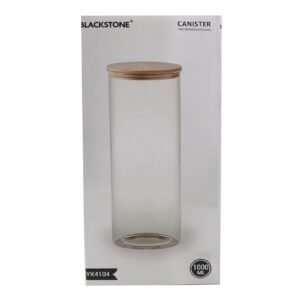 Blackstone Canister With Lid YK4104 1L Clear – Wholesale & Export UAE