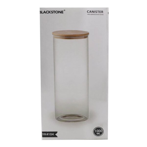 Blackstone Canister With Lid YK4104 1L Clear – Wholesale & Export UAE