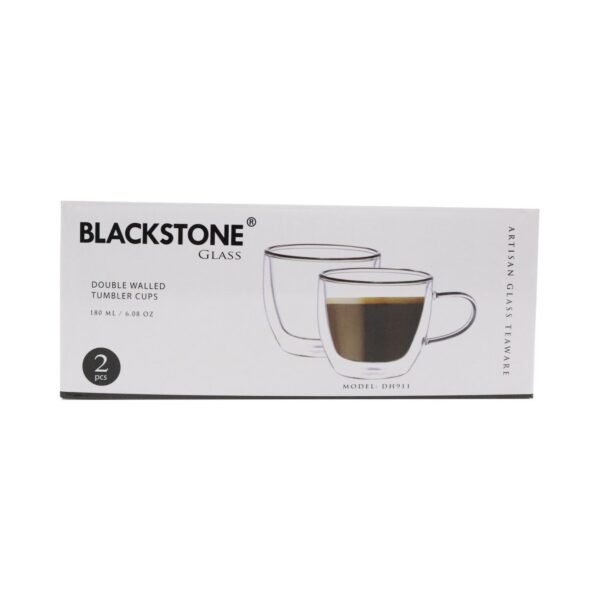 Blackstone-Double-Wall-Tumbler-Cup-DG911-Clear-180ml-2-PCS-3 Blackstone Double Wall Tumbler Cup DG911 Clear 180ml 2 PCS – Wholesale & Export UAE