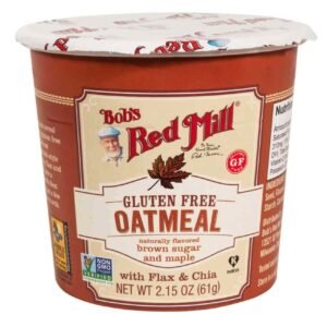 Bob's Red Mill Gluten Free Oatmeal Cup Brown Sugar and Maple with Flax & Chia Non-GMO 61g – Wholesale & Export UAE