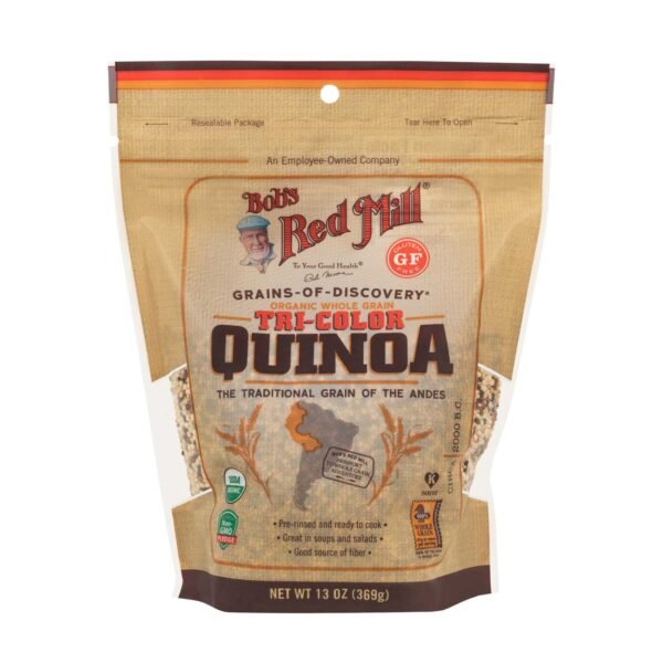 Bob's Red Mill Organic Whole Grain Tricolor Quinoa Grains Gluten Free Non-GMO 369g – Wholesale & Export UAE