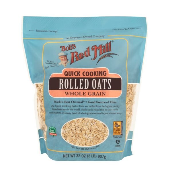 Bob's Red MillRolled Oats Quick Cooking Whole Grain Non-GMO 907g – Wholesale & Export UAE