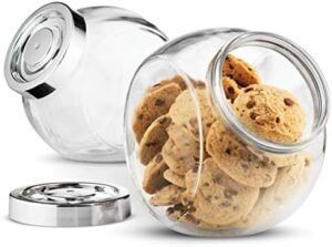 Bormioli-Rocco-PANDORA-Glass-Candy-Jar-75½-Ounce-Cookie-Jar-2-PackWith-Plastic-Airtight-Seal-Lid-2-Way-Display-Bulk-Food-Storage-Jar-for-S-3 Bormioli Rocco PANDORA Glass Candy Jar 75½-Ounce Cookie Jar (2 PackWith Plastic Airtight Seal Lid 2-Way Display, Bulk-Food Storage Jar for S – Wholesale & Export UAE