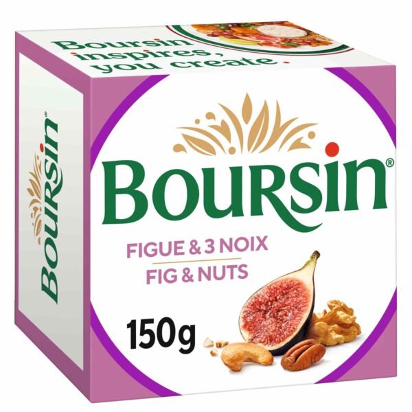 Boursin-Full-Fat-Soft-Cheese-with-Fig-and-Walnut-150g-4 Boursin Full Fat Soft Cheese with Fig and Walnut, 150g – Wholesale & Export UAE